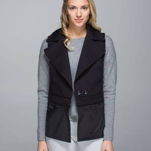 Lululemon Black Quick Change Vest Size 8